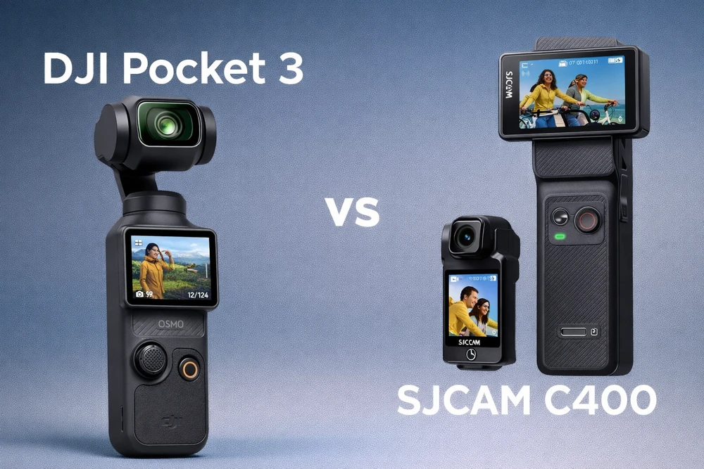 DJI Osmo Pocket 3 vs C400 3-in-1: Which Action Camera is for ii?