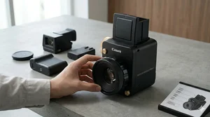 Canon Überraschung auf der CP+ 2026 mit einer Retro-Konzeptkamera