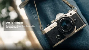OM System OM-3: クリエイティブなレシピをダウンロードして写真家間で直接共有
