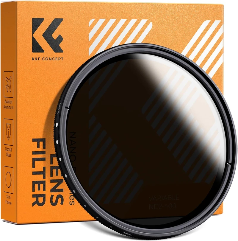 ND Lens Filter (1-9 Stops) Variable ND2-ND400