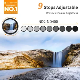 ND Lens Filter (1-9 Stops) Variable ND2-ND400 - 2