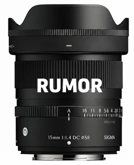 Sigma 15mm f/1.4 DC DN (Rumor)