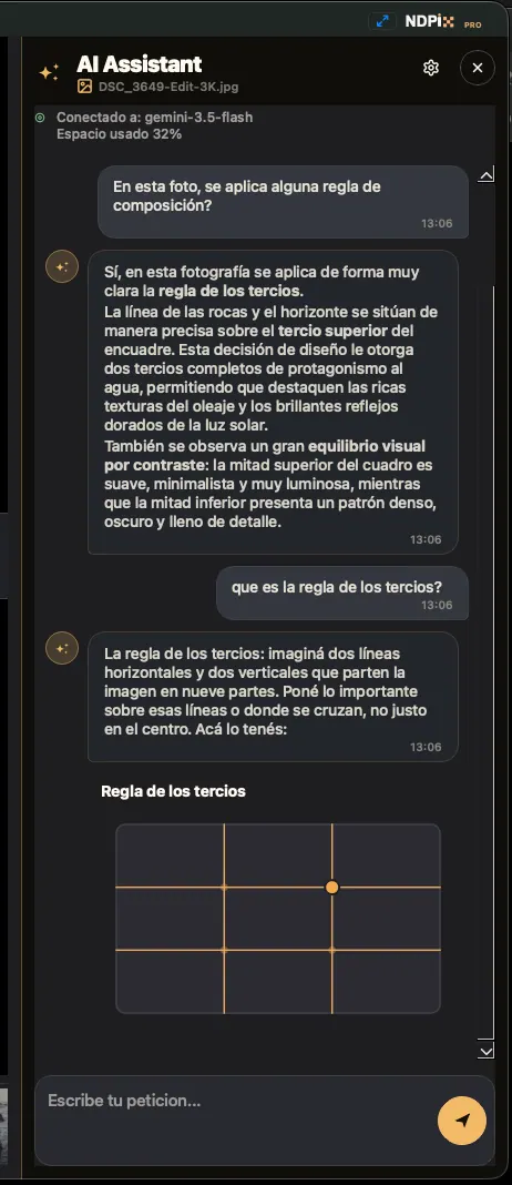 Ask for the edit in plain words.
