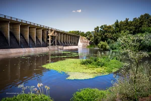 Una pequeña represa