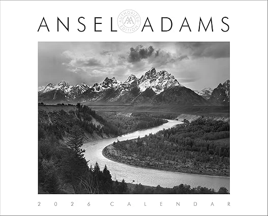 Ansel Adams Calendario de pared 2026: Edición autorizada (Calendario mensual)